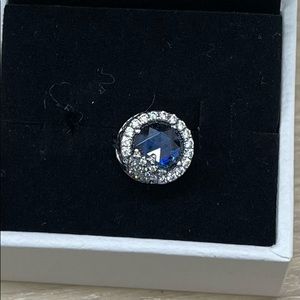 Authentic Pandora Blue Dazzling Snowflake Charm